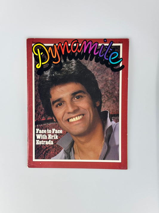 Dynamite Magazine - No. 64 "Erik Estrada" - September 1979 - w/ Bookmarks