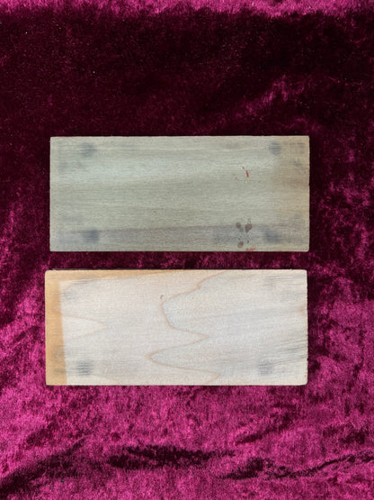 Vintage Wood Bank Currency $20 Banding Boards - Federal Reserve San Francisco Set of 10