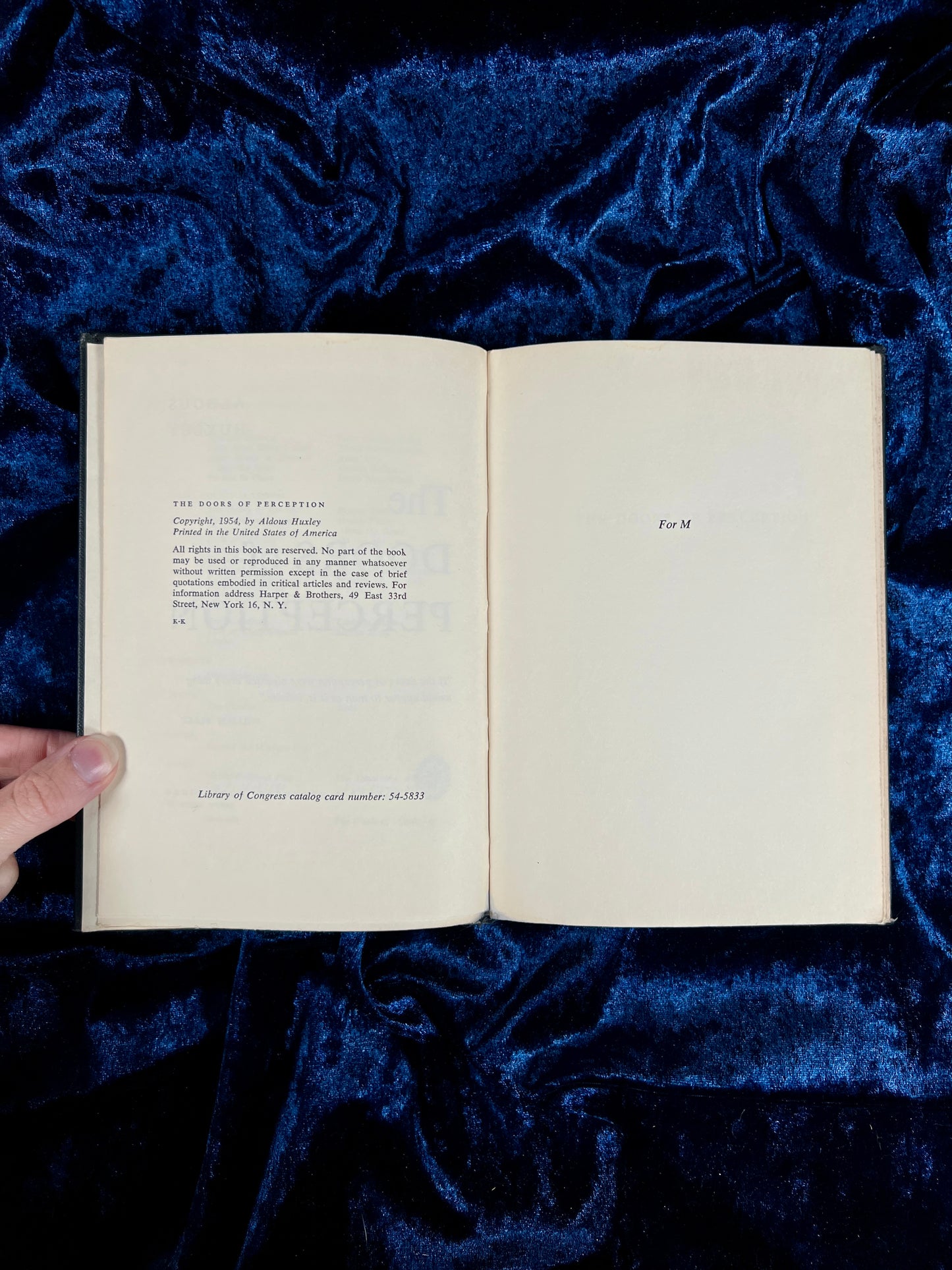 Vintage 1954 Aldous Huxley Book – The Doors of Perception First Edition Hardcover