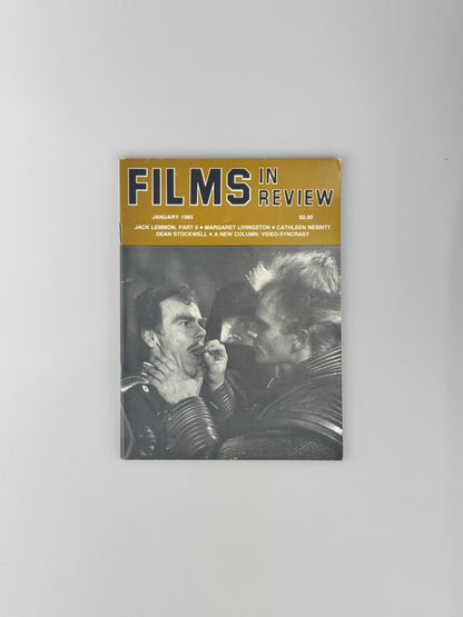 Films In Review Magazine - January 1985 - Jack Lemmon, William Everson, New Directors / New Films