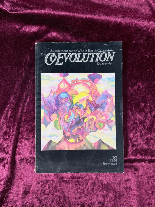 Vintage CoEvolution Quarterly Magazine Summer 1974 Whole Earth Catalog Supplement