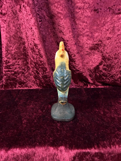 Vintage Cast Iron Bottle Opener – Yellow Parrot Figural Barware
