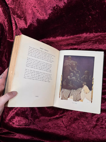 Vintage Hardcover Poetry Book – "Poems of Childhood" by Eugene field - Maxfield Parrish Illustrated Edition - 1920