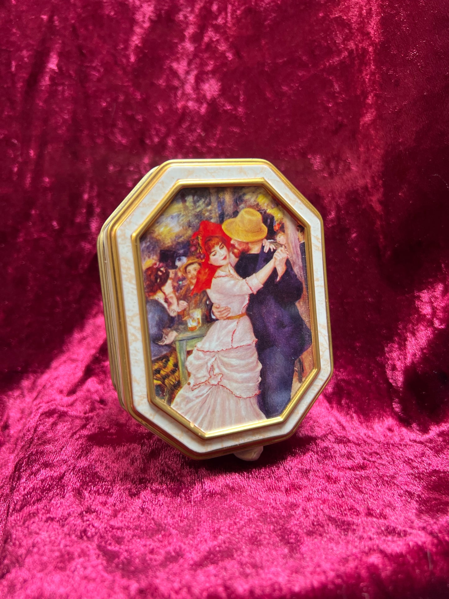 Vintage Tin - Churchill’s Fruit Bonbons - Old Master’s Collection - Dancing at Bougival - Renoir