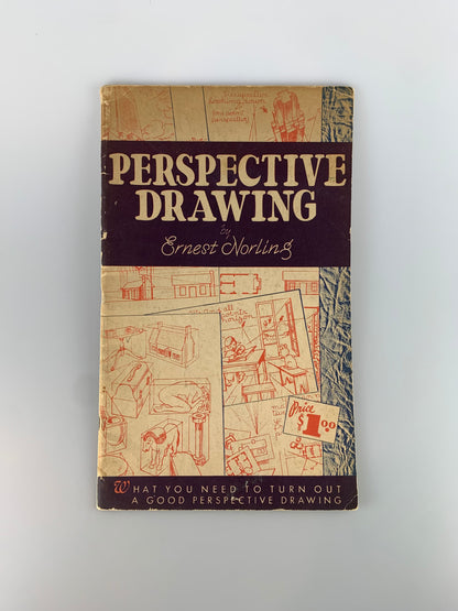 Vintage Walter T. Foster Art Book - Perspective Drawing by Ernest Norling