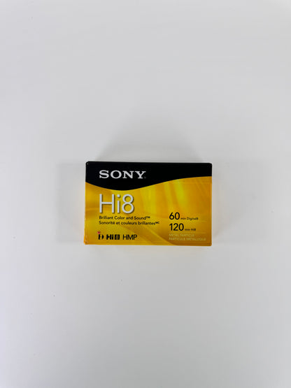 Sony Hi8 60 min Digital8 120 min HMP Cassette Tape - New Sealed