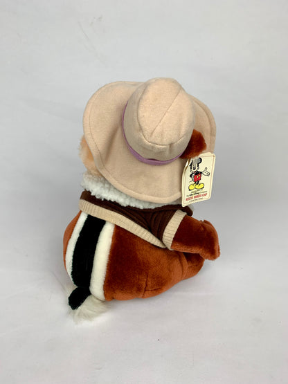 Vintage Walt Disney Company Rescue Ranger Chip Plush - Made In Korea - 10"