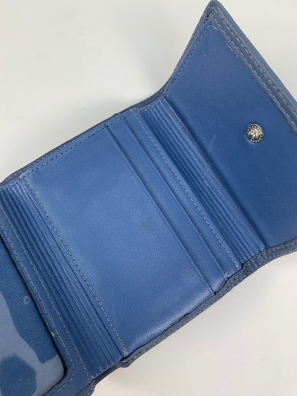 Vintage Wallet - Genuine Leather Trifold Wallet - Blue - Rolfs