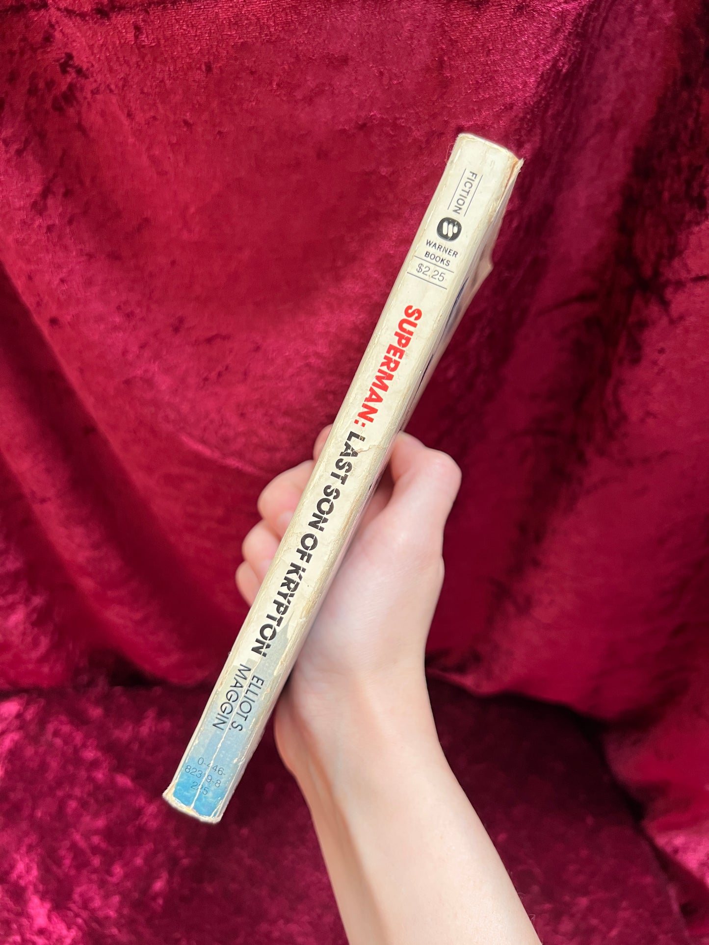 Vintage Paperback Book - Superman Last Son of Krypton - Elliot S. Maggin - Warner Books 1978