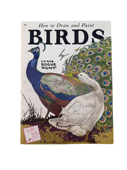 Vintage Walter T. Foster Art Book - How to Draw and Paint Birds