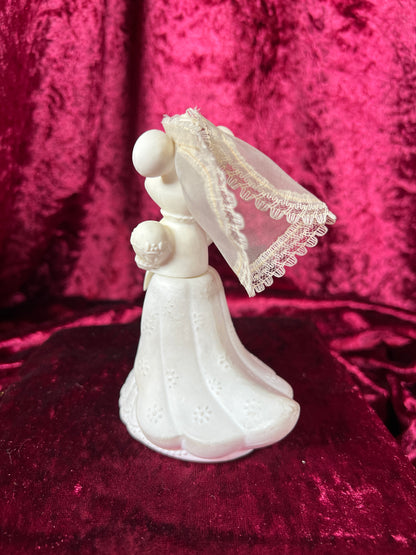 Vintage Perfume Bottle Set - Anthropomorphic Mice Bride and Groom - Avon