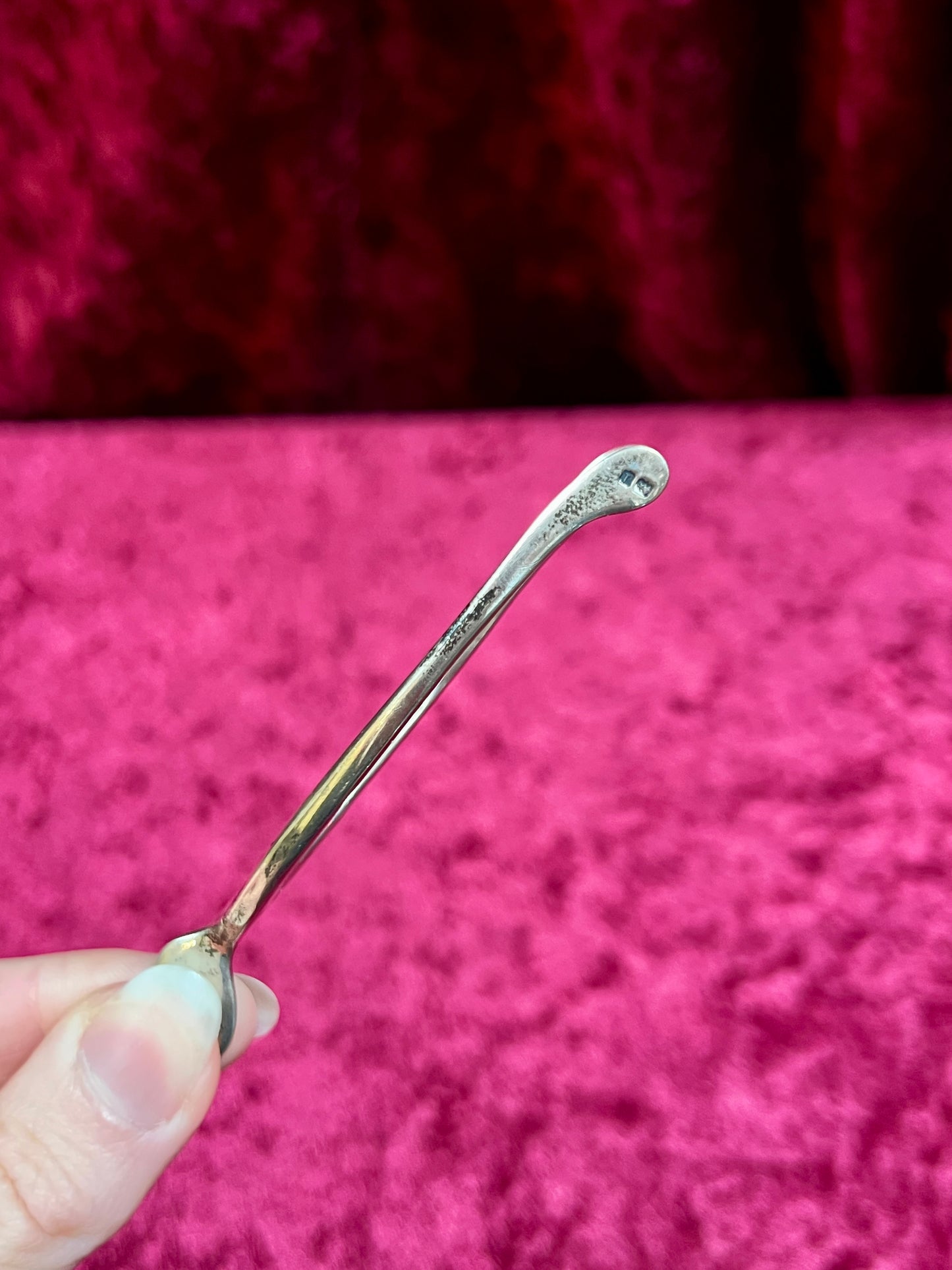 Vintage Oddities - Antique Sterling Silver Sugar Tongs - Wishbone