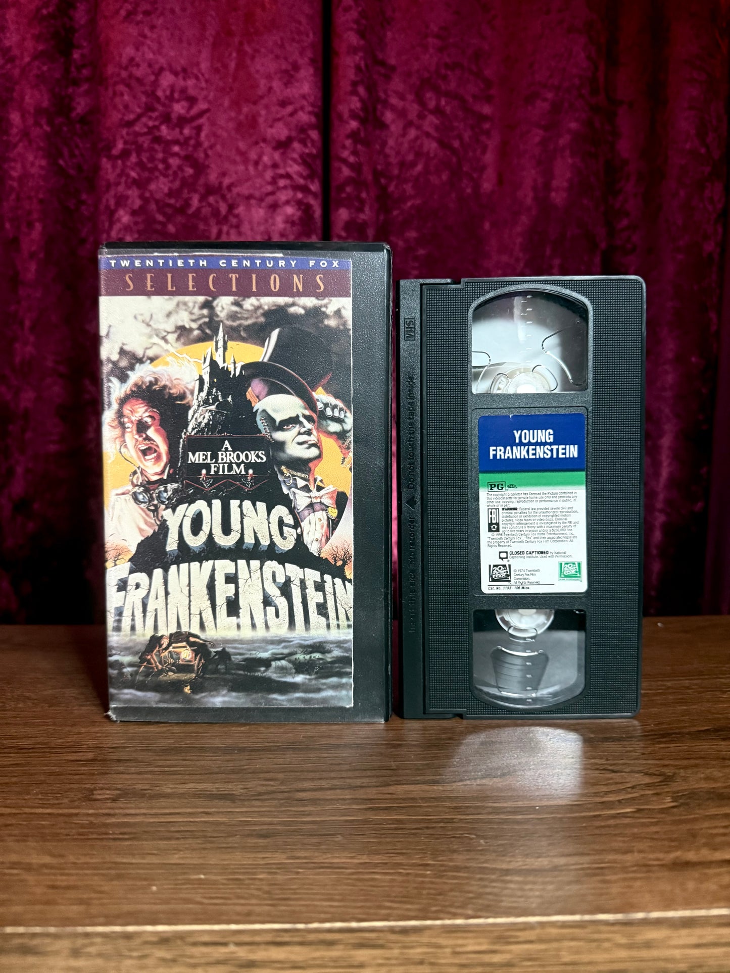 VHS - Young Frankenstein- 1974 - Plastic Case