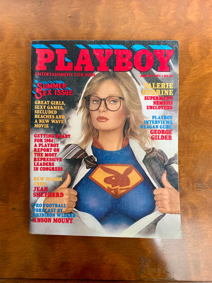 Vintage 1980s Playboy Magazine