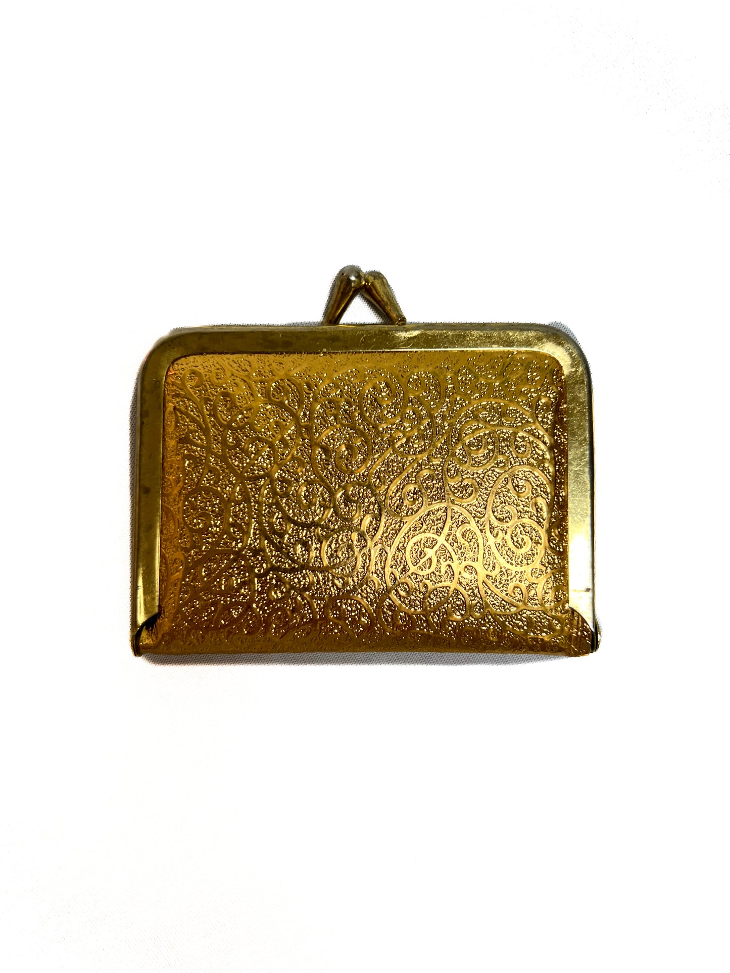 Vintage Accessories - Miniature Emergency Sewing Kit - Metallic Gold