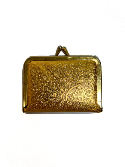 Vintage Accessories - Miniature Emergency Sewing Kit - Metallic Gold