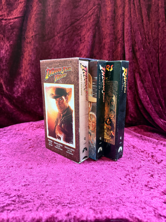 VHS - Indiana Jones Collectors Edition Box Set - 3 Movies