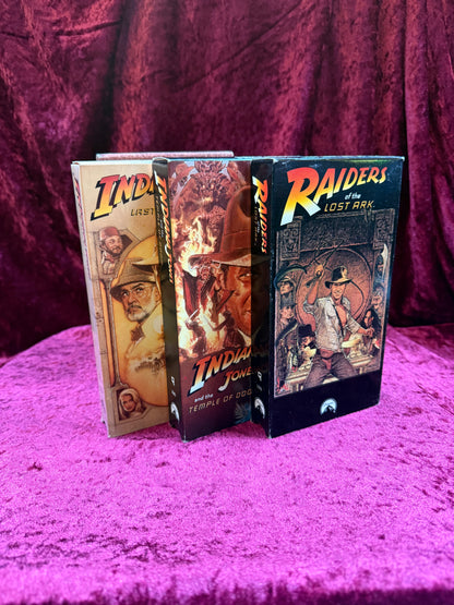 VHS - Indiana Jones Collectors Edition Box Set - 3 Movies