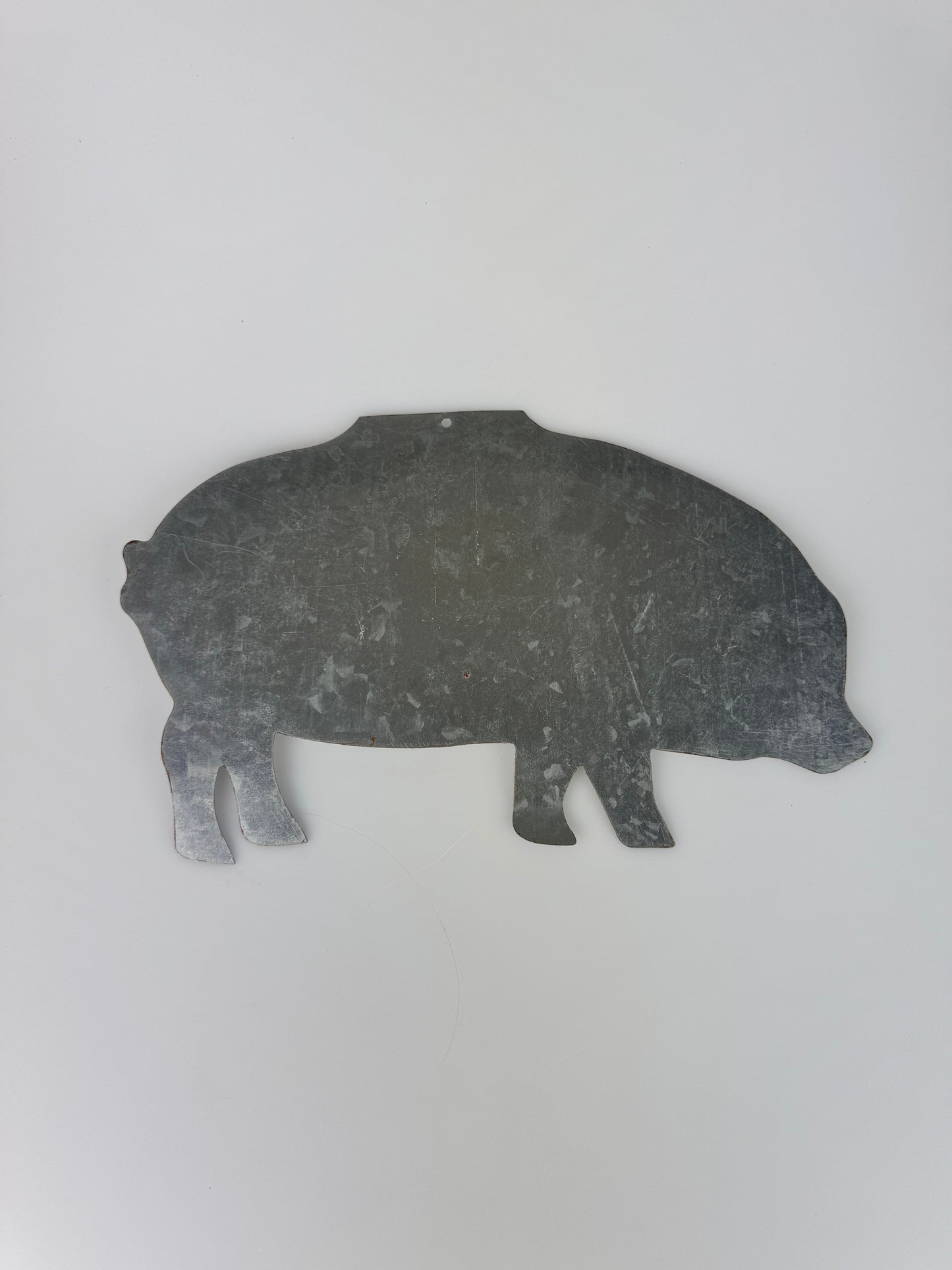 Antique Style "Eat A Pig Sandwich" Metal Sign - Diner Decor