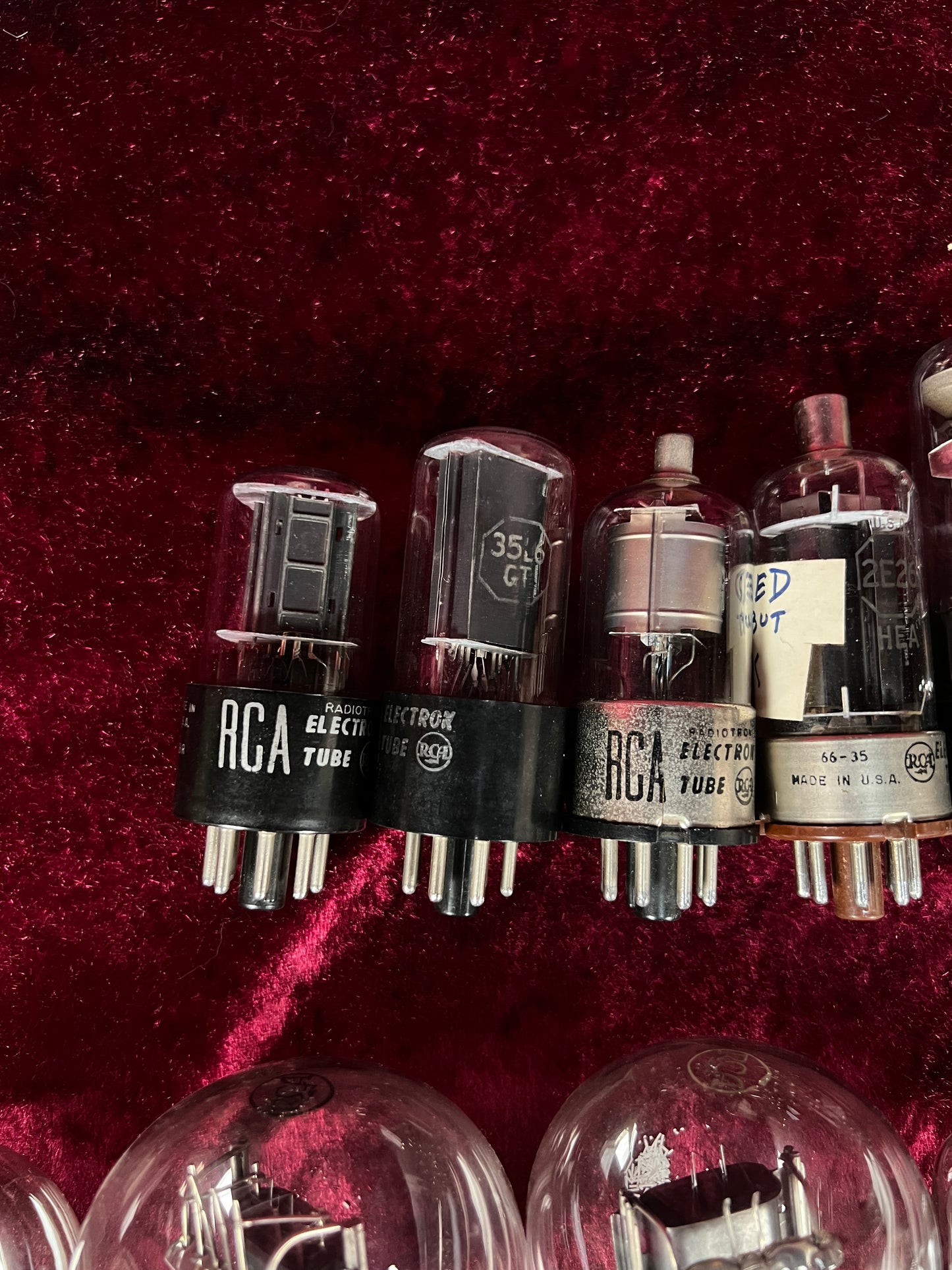 Vintage Glass Vacuum Tube Lot of 38 – RCA and Radiotron