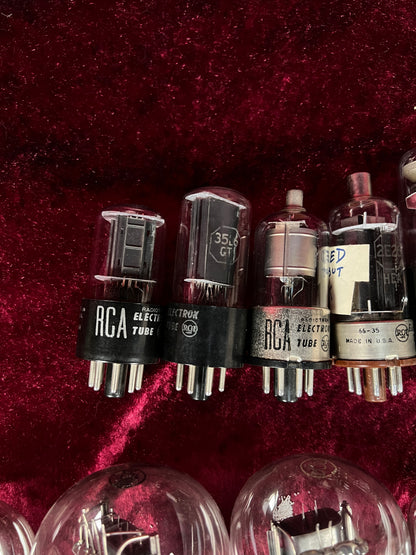 Vintage Glass Vacuum Tube Lot of 38 – RCA and Radiotron