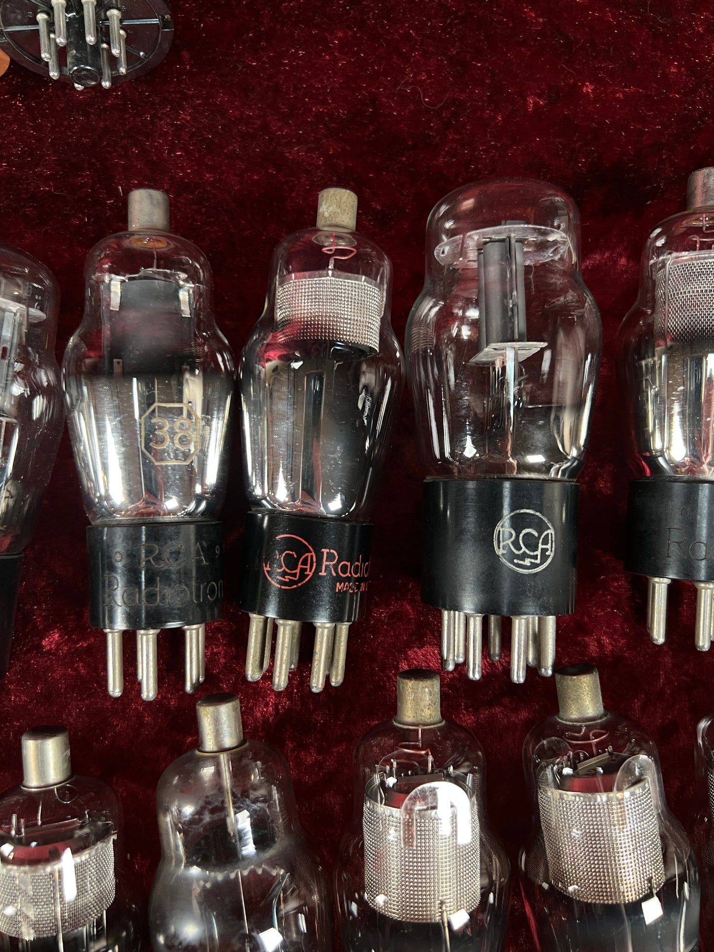 Vintage Glass Vacuum Tube Lot of 38 – RCA and Radiotron