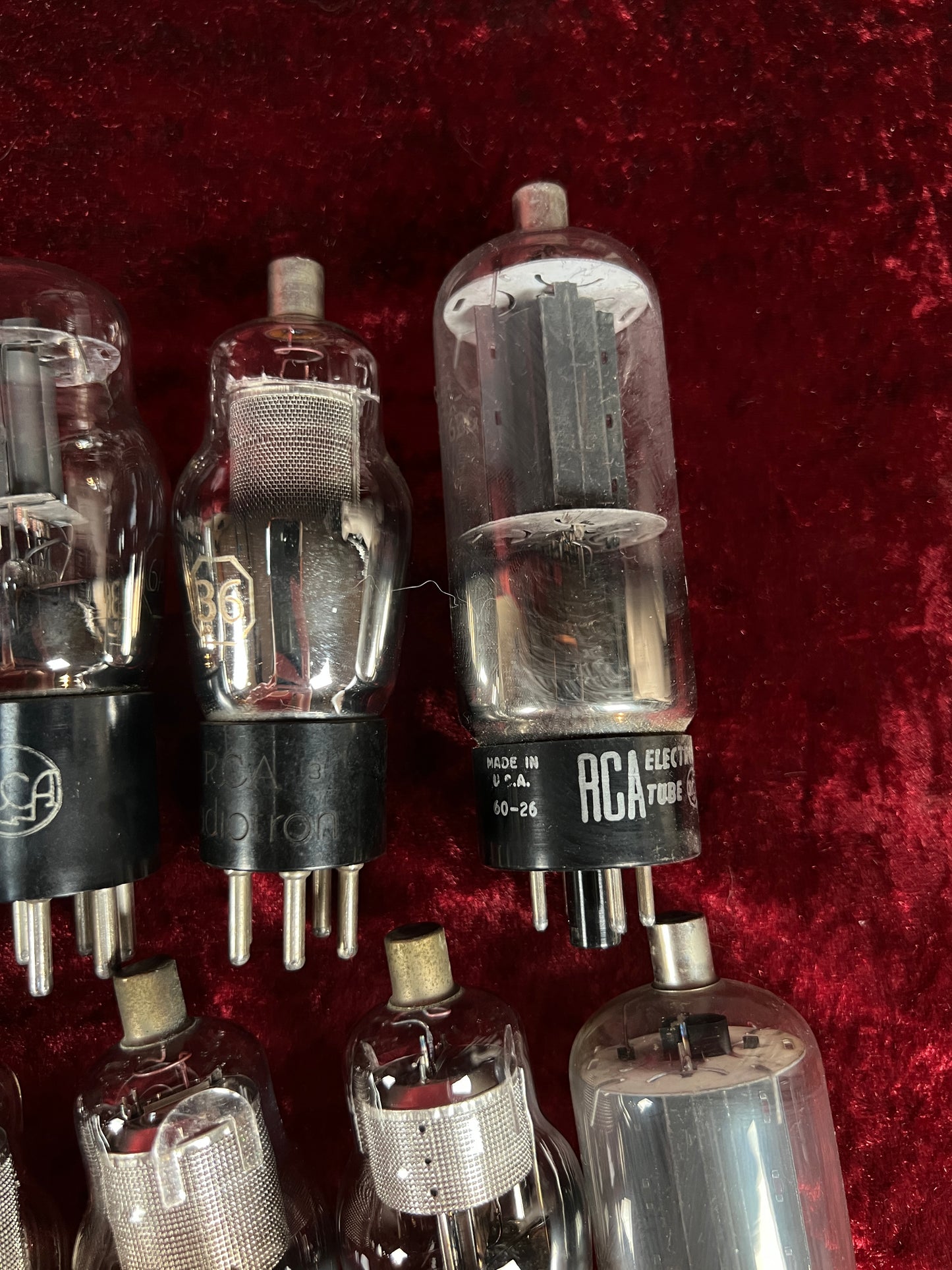 Vintage Glass Vacuum Tube Lot of 38 – RCA and Radiotron