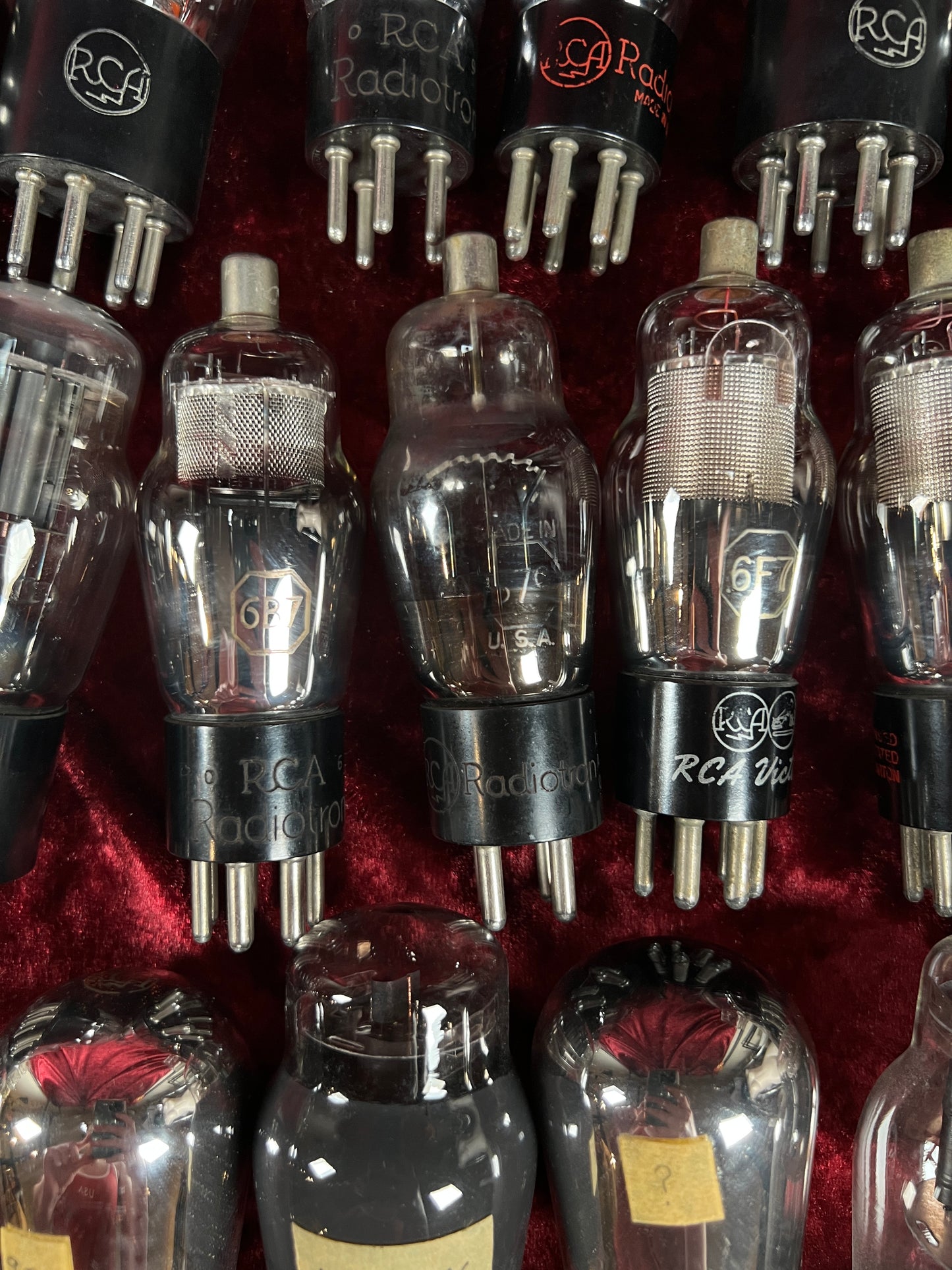 Vintage Glass Vacuum Tube Lot of 38 – RCA and Radiotron
