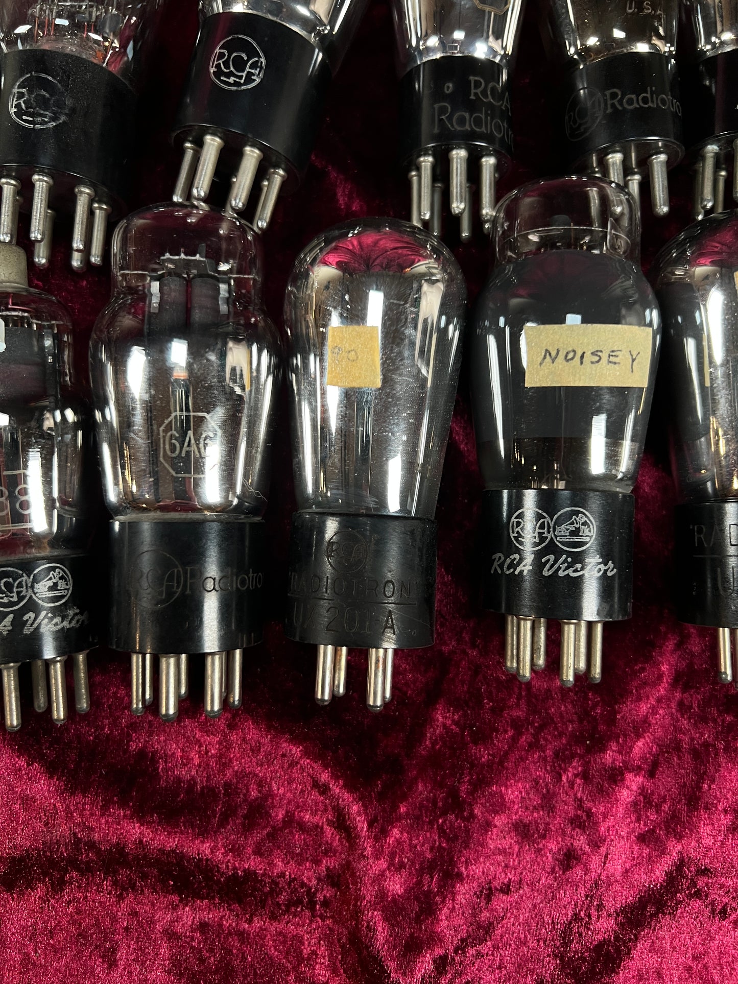 Vintage Glass Vacuum Tube Lot of 38 – RCA and Radiotron