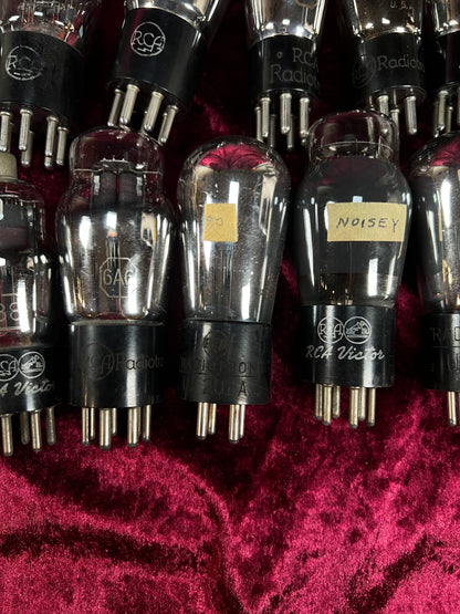 Vintage Glass Vacuum Tube Lot of 38 – RCA and Radiotron