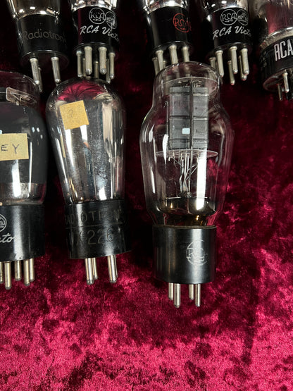 Vintage Glass Vacuum Tube Lot of 38 – RCA and Radiotron