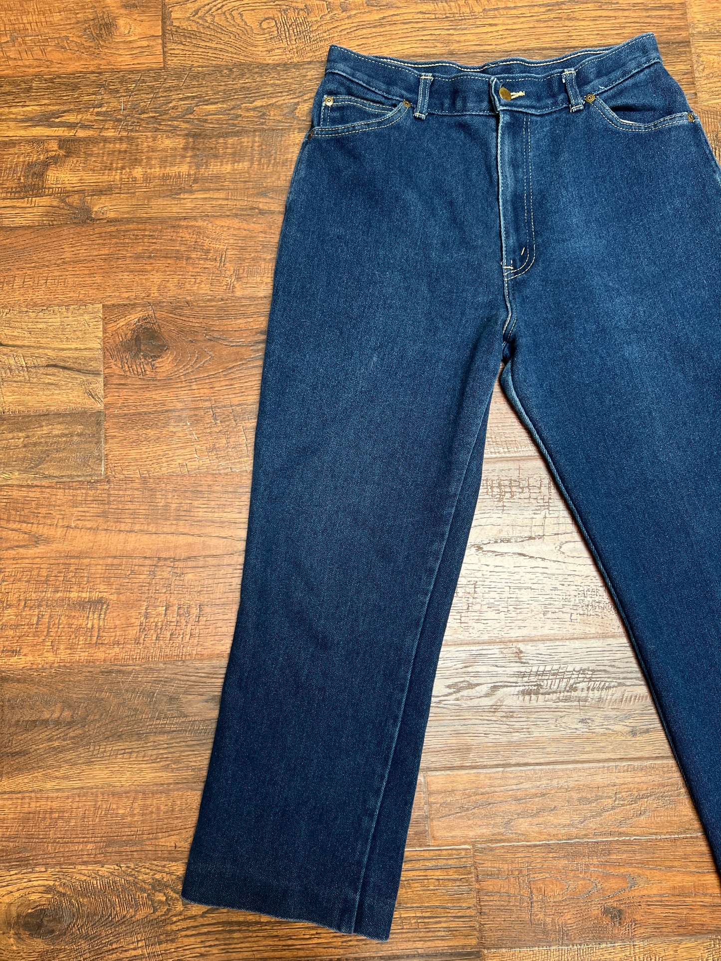Vintage Clothing - Straight Leg Jeans - Dark Blue - Large - Chic
