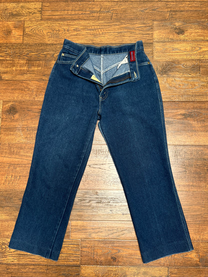 Vintage Clothing - Straight Leg Jeans - Dark Blue - Large - Chic