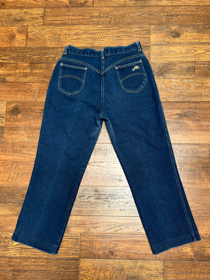 Vintage Clothing - Straight Leg Jeans - Dark Blue - Large - Chic