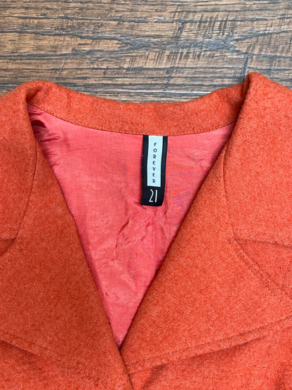 Vintage Clothing - Lightweight Jacket - Burnt Orange - Medium - Forever 21 - Made in USA