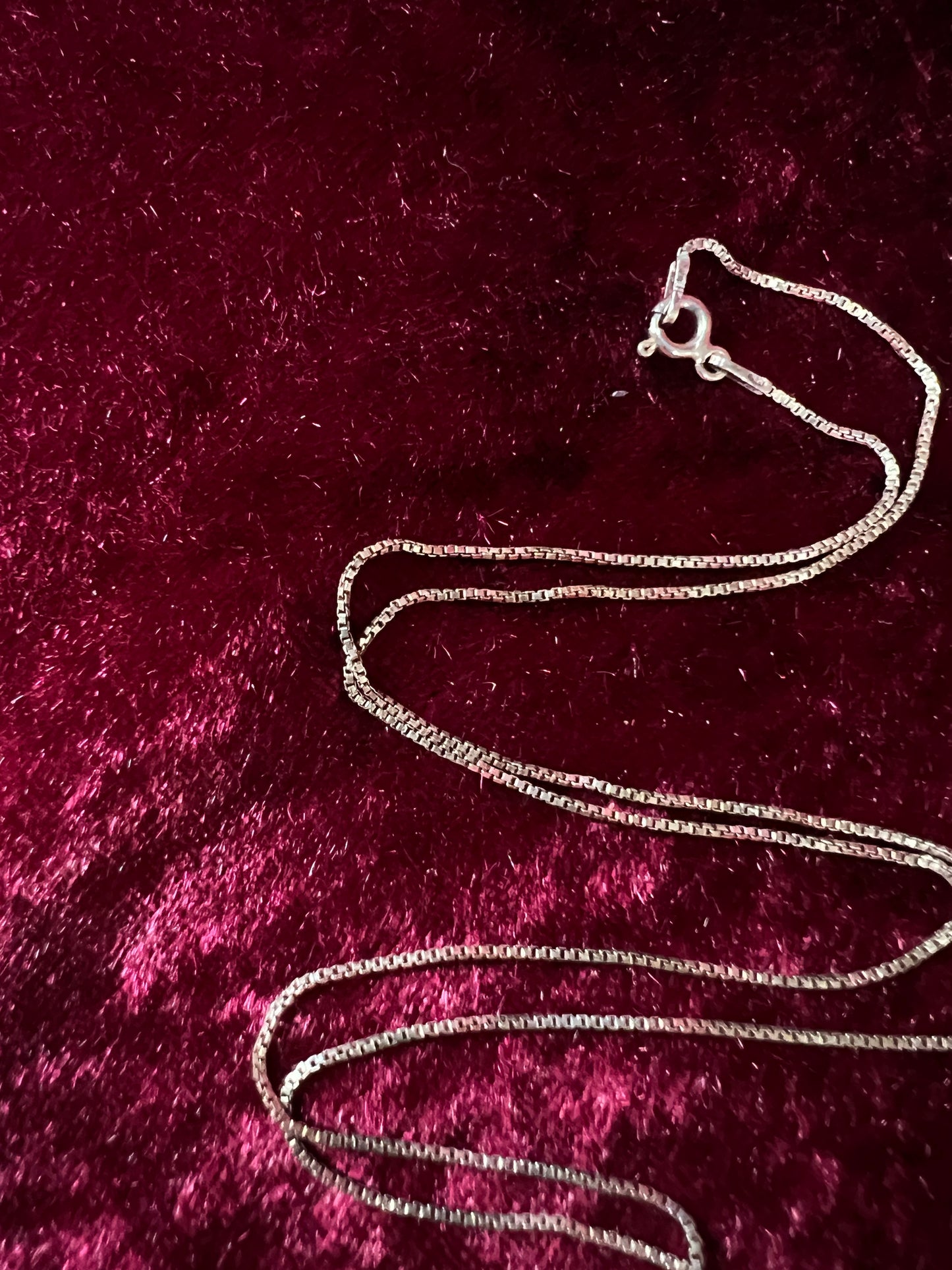 Vintage Silver Metal Necklace - Nude Goddess Figural Pendant