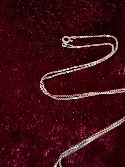 Vintage Sterling Silver Necklace - Garnet Red Heart Pendant Marcasite Accent