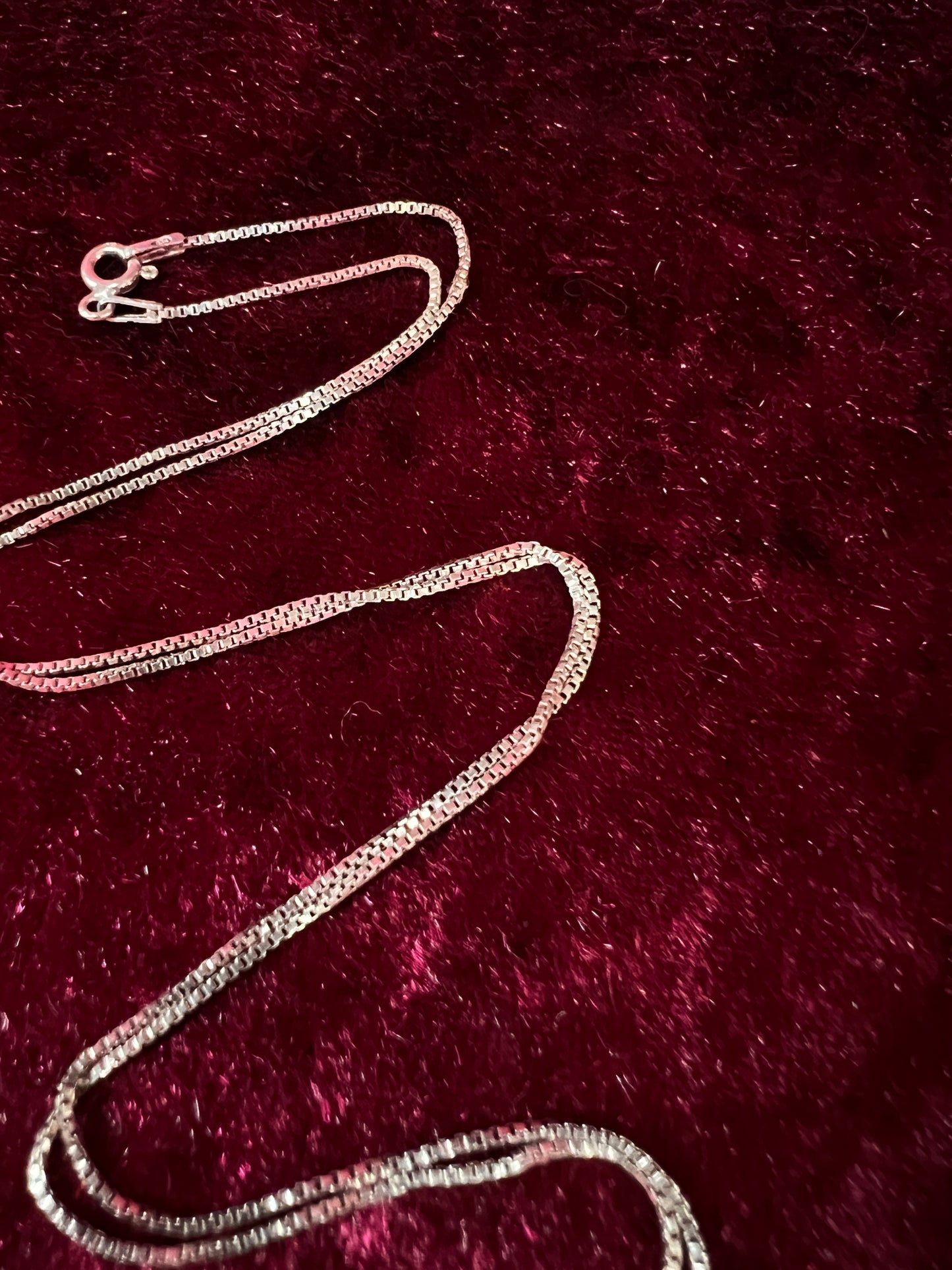 Vintage Sterling Silver Necklace - Garnet Red Heart Pendant Marcasite Accent