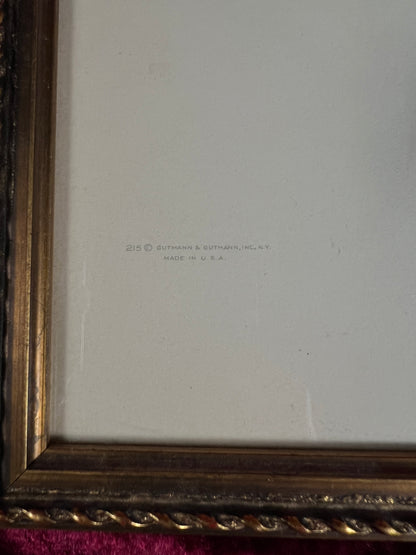 Vintage Framed Art Print – Bessie Pease Gutmann Friendly Enemies