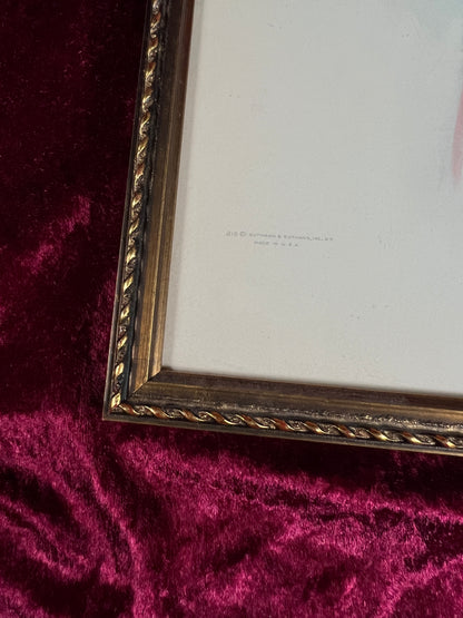 Vintage Framed Art Print – Bessie Pease Gutmann Friendly Enemies