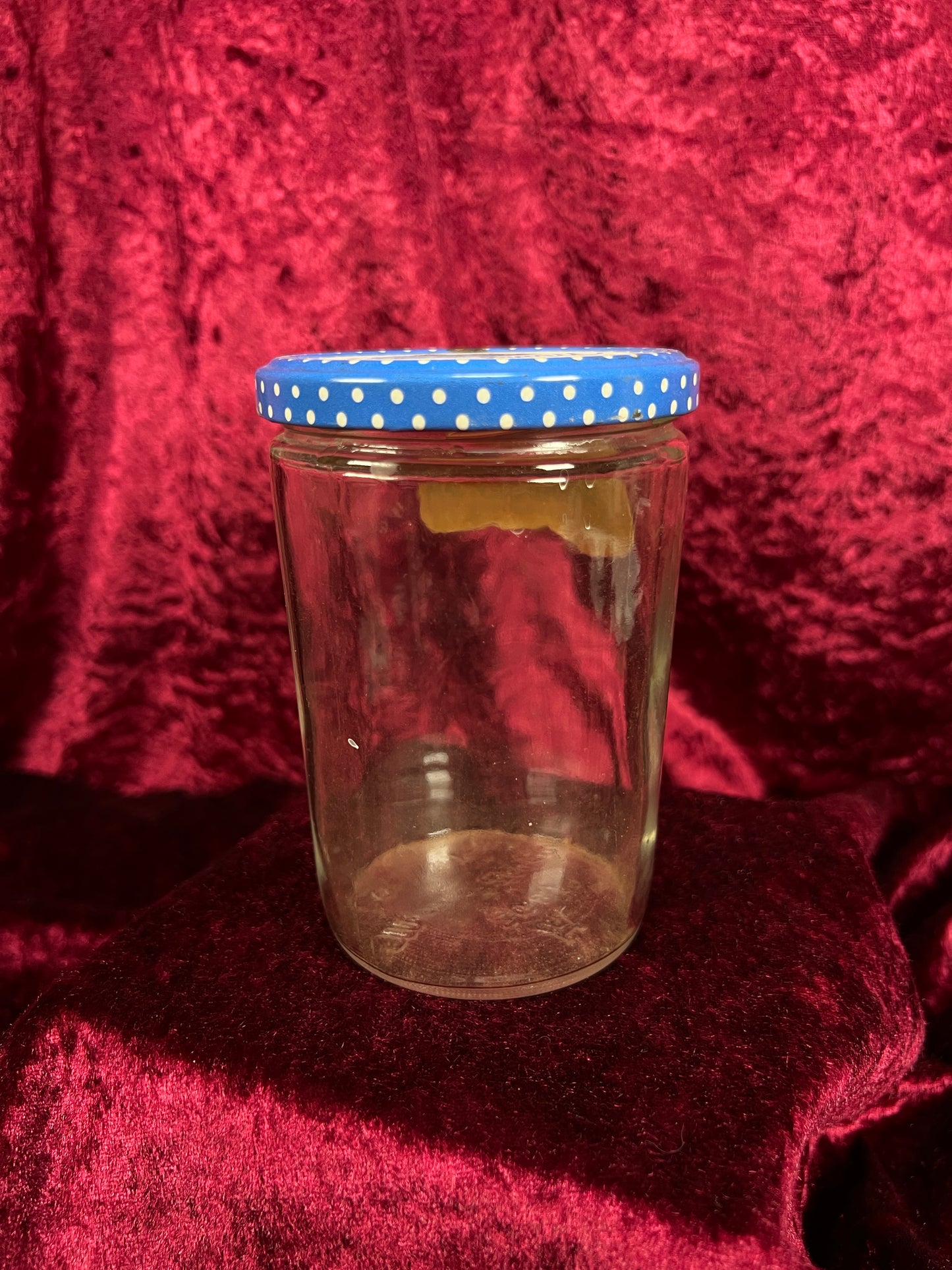 Vintage Glass Jam Jar – Mary Ellen Loganberry Jam Original Label