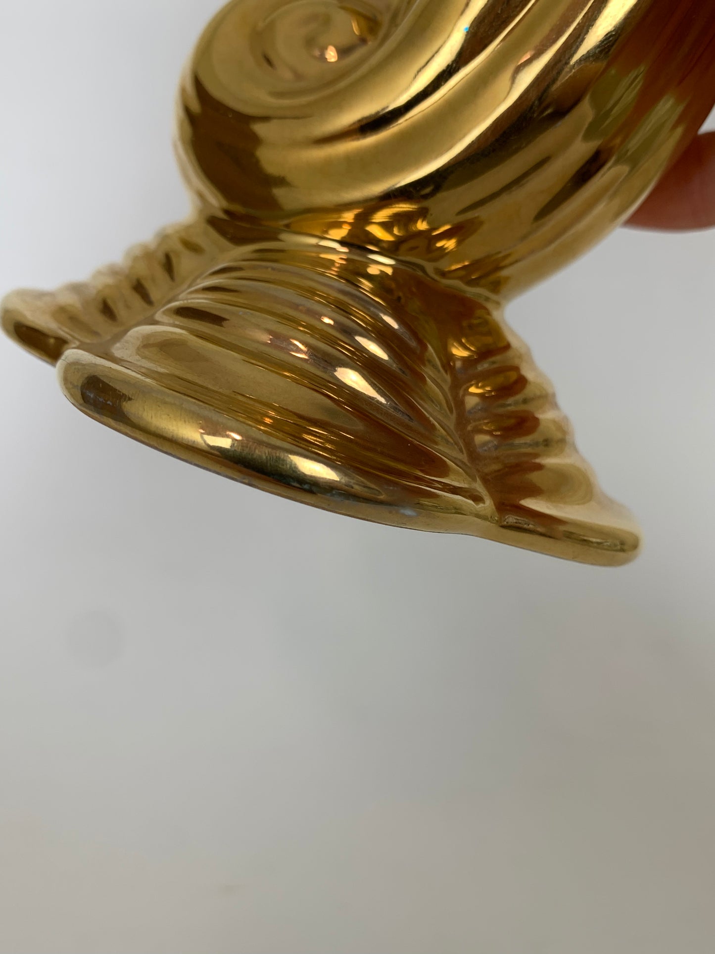 Royal Winton Gold Cornucopia Vase Sculpture