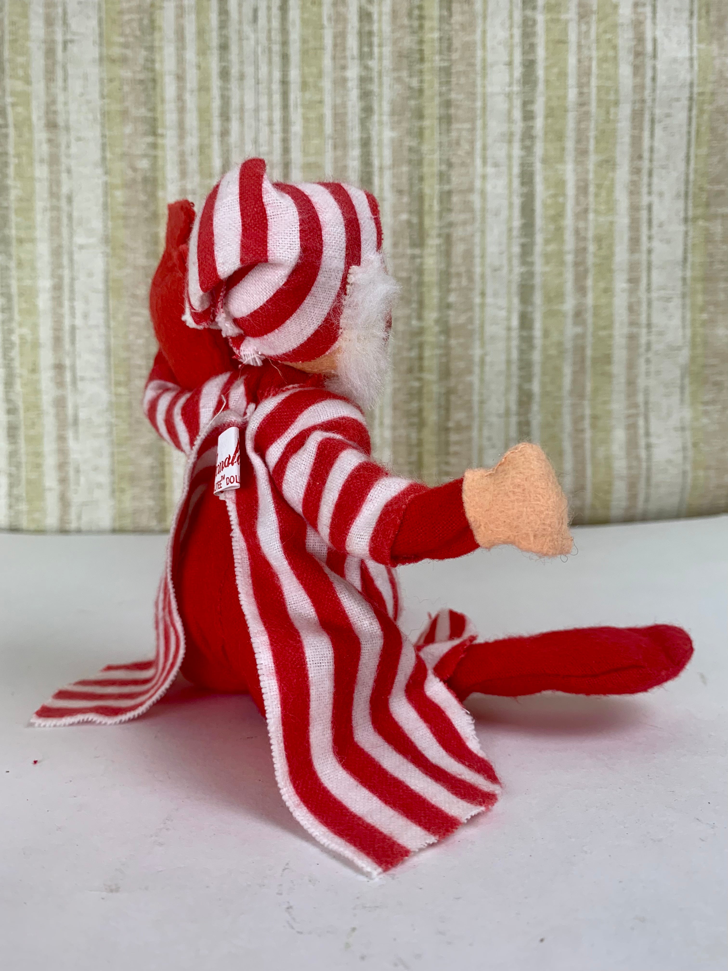 1967 Annalee Mobilitee Santa In Pajamas – The Cat Vintage