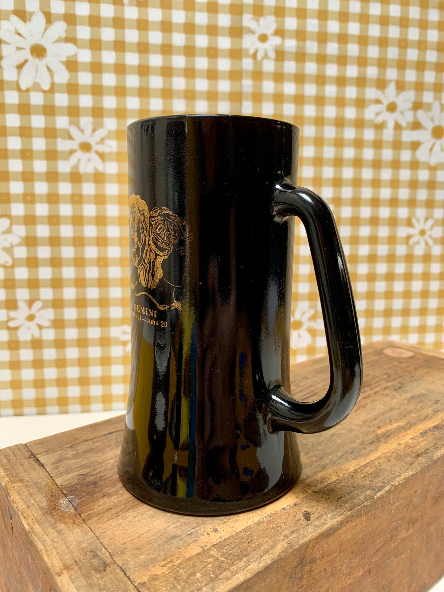 Indiana Glass Gemini Zodiac Beer Stein