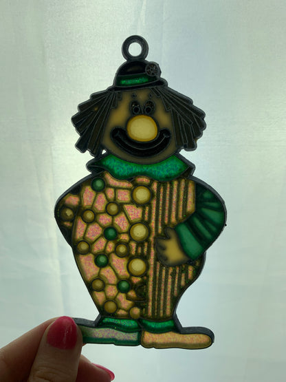 Smiling Clown Suncatcher