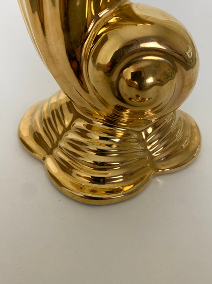 Royal Winton Gold Cornucopia Vase Sculpture