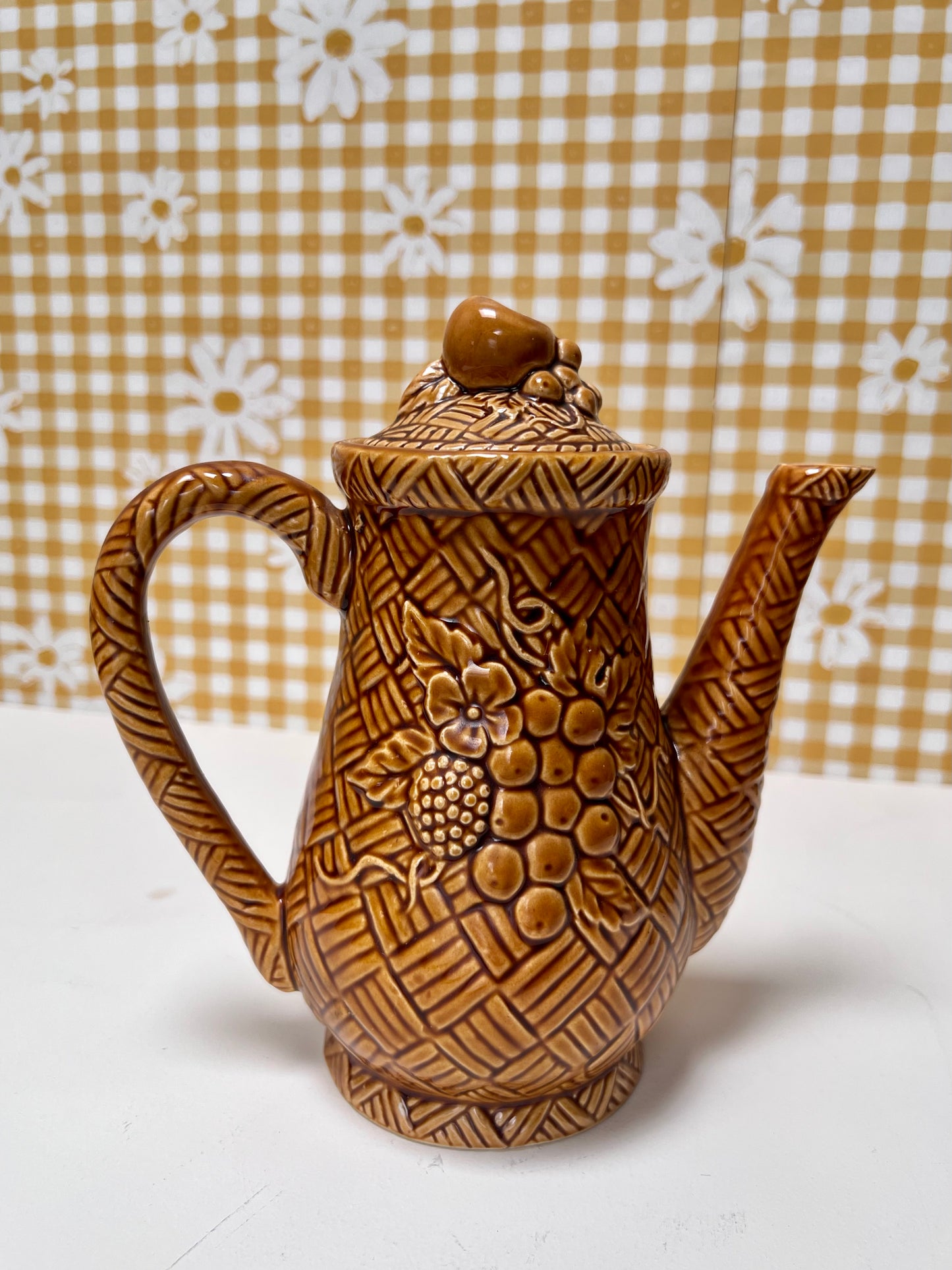 Japanese Coffee Set - Basketweave Pattern