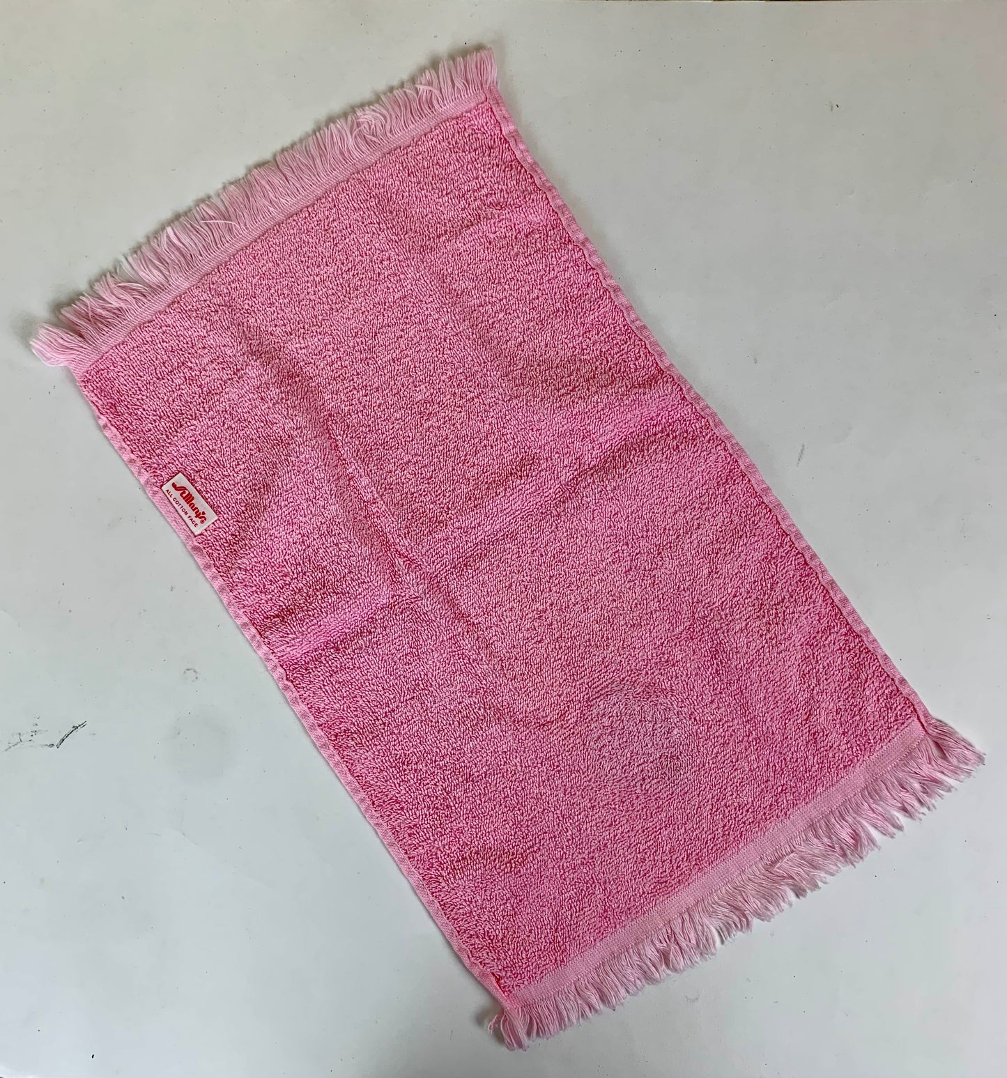 1980s St. Mary's Rose Hand Towels Pair