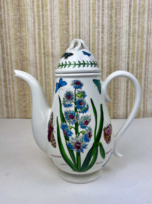 Portmeirion Botanic Garden Coffee Pot - Hyacinthus & Butterflies