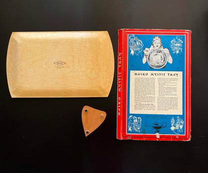 1940s Hasko Mystic Tray with Box and Mystic Hand Planchette